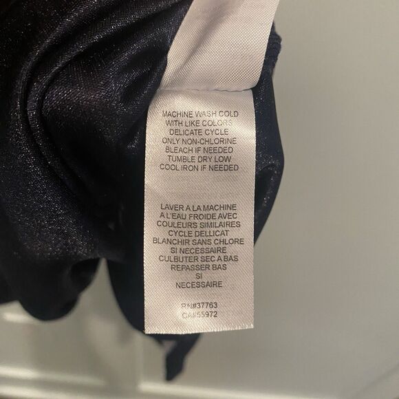 Laundry by Shelli Segal Dress Women Size 2 Shift Sleeveless Twist Front Stretch - Picture 10 of 10